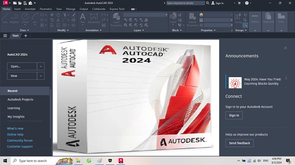 Download Autodesk Autocad full 2024