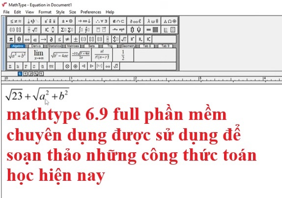 Download MathType 6.9 Full