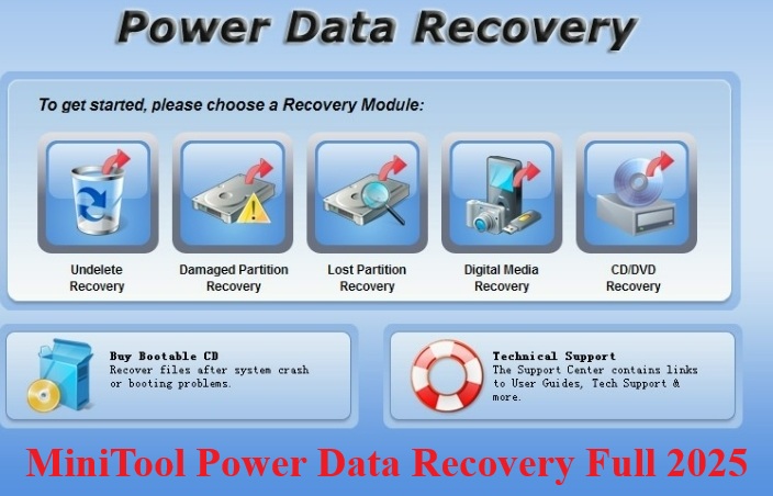 MiniTool Power Data Recovery Full 2025